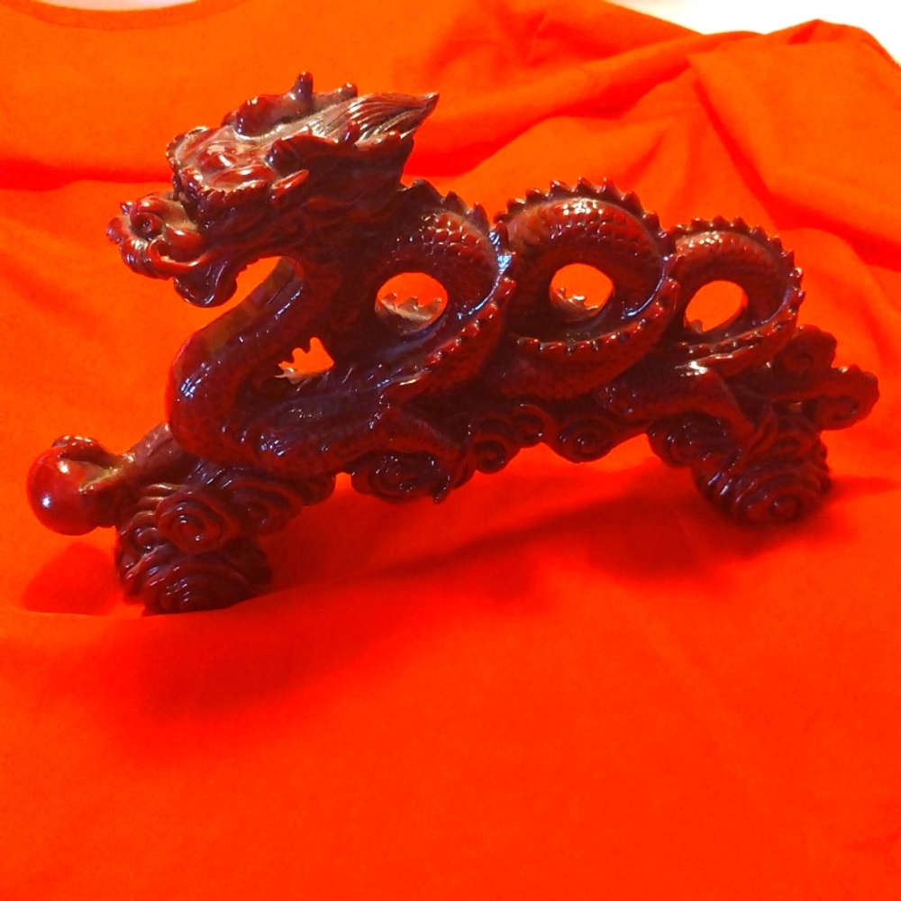 Fire ball dragon 12' heavy red
